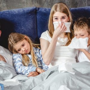 У сезон, на грип хворіють цілі родини